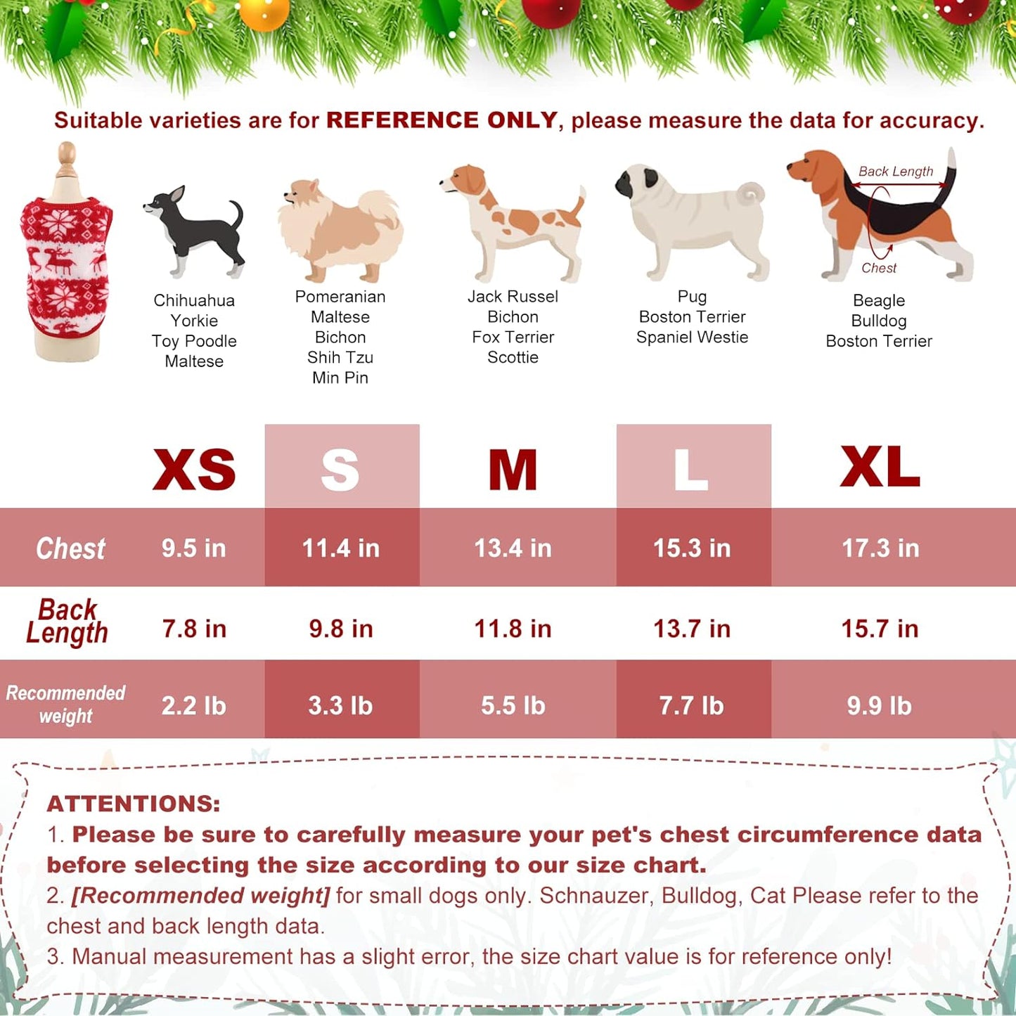 Yorkie Christmas Costume