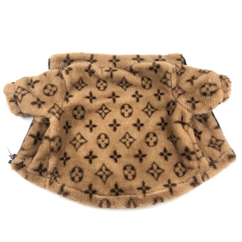 Chewy V Faux Fur Yorkie Coat