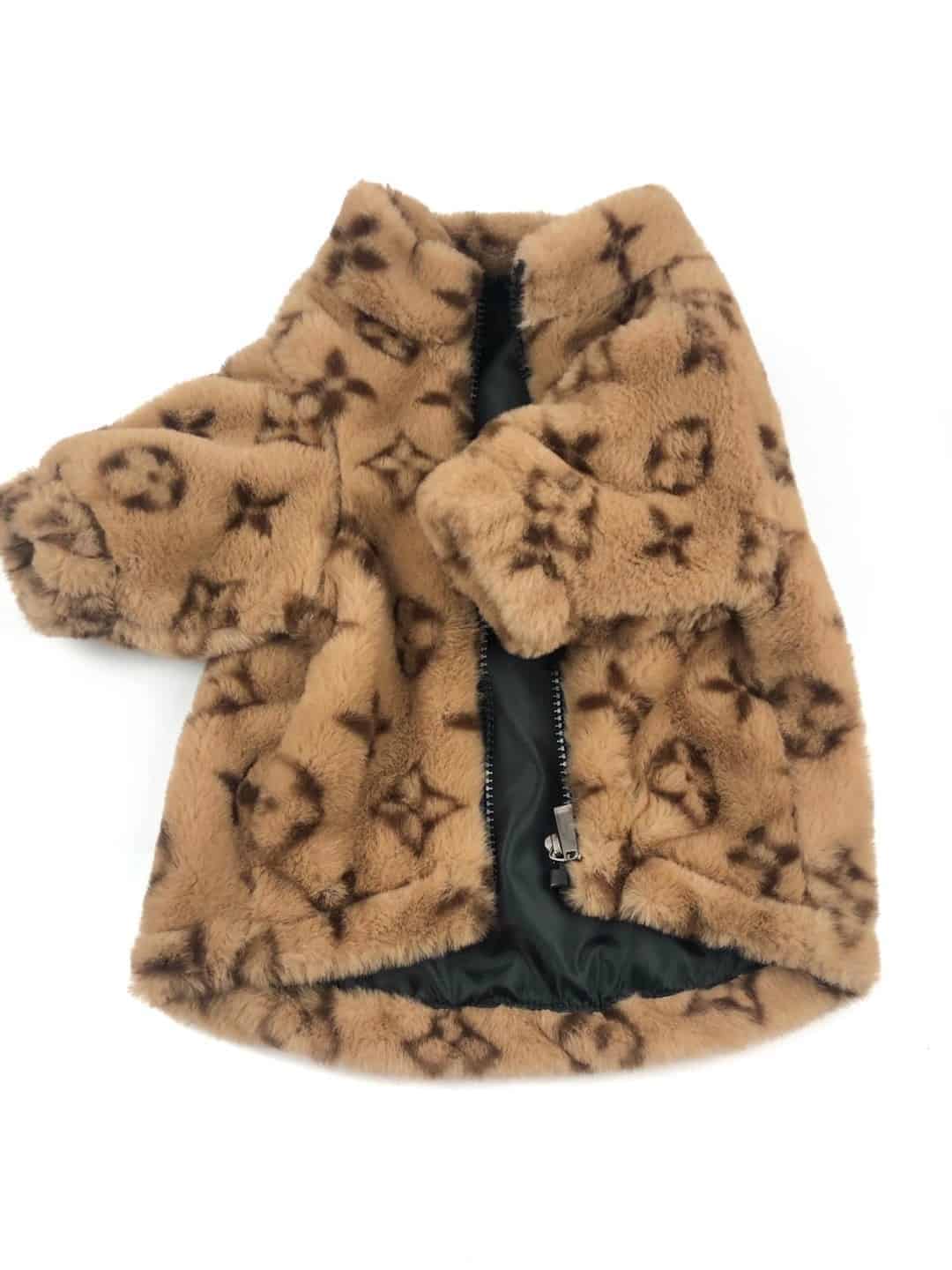 Chewy V Faux Fur Yorkie Coat