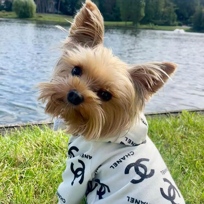 Luxury Chanel Dog Hoodie