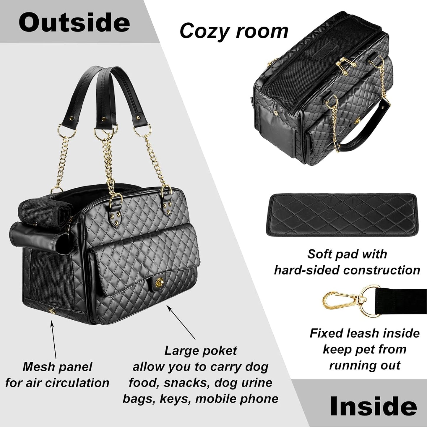 Pet Fashion Travel Tote