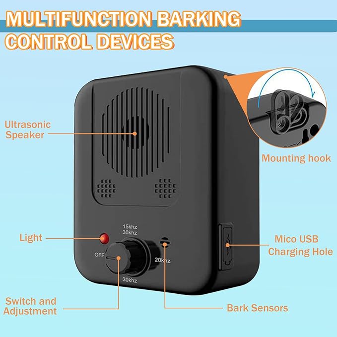 Ultrasonic Anti Barking Device