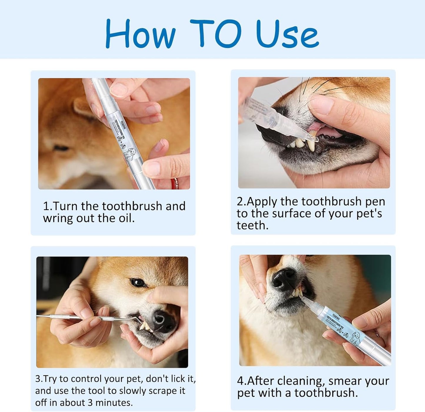 Pet Toothbrush Pen