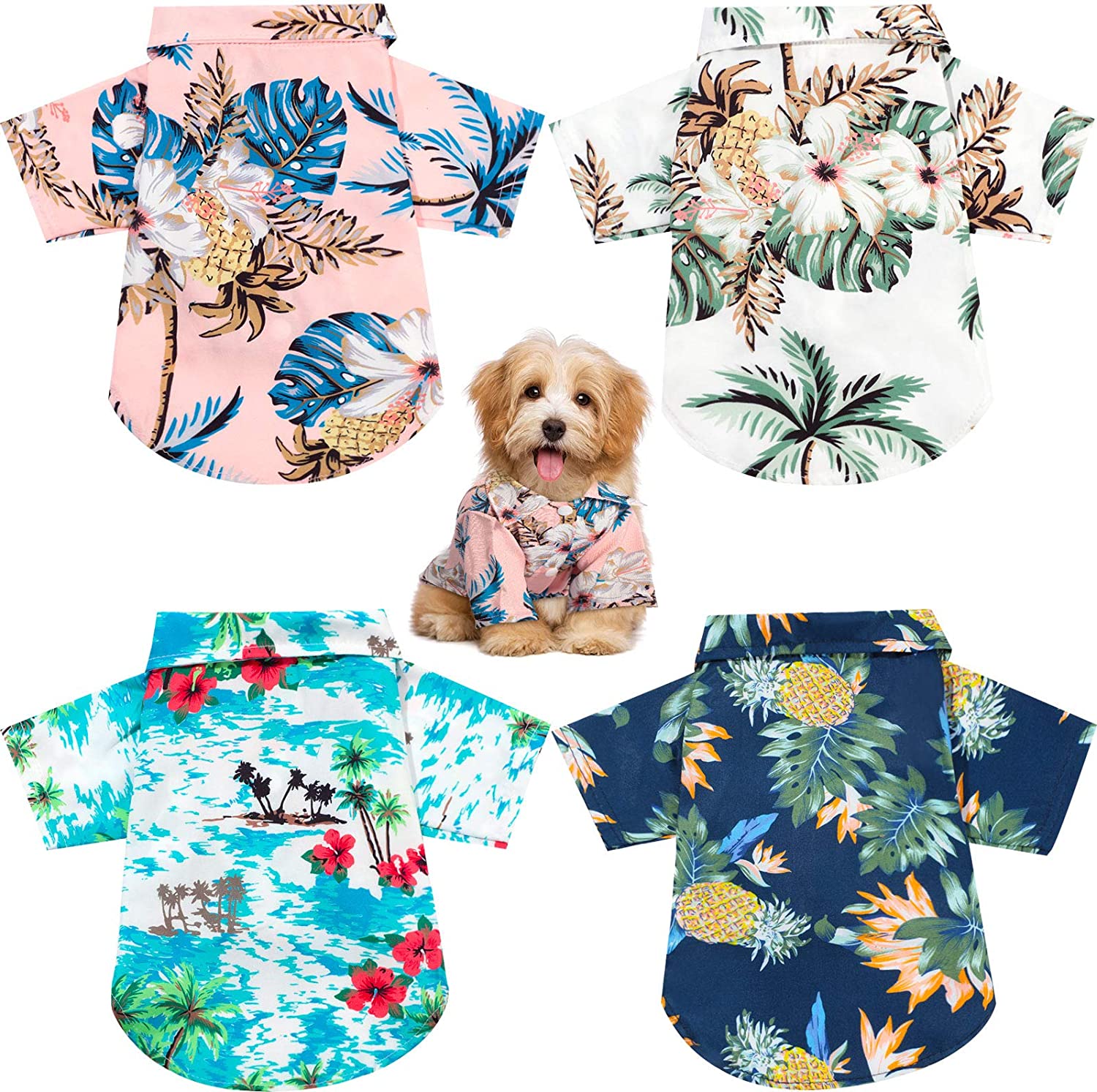 Hawaiian shirt 2024 for dogs