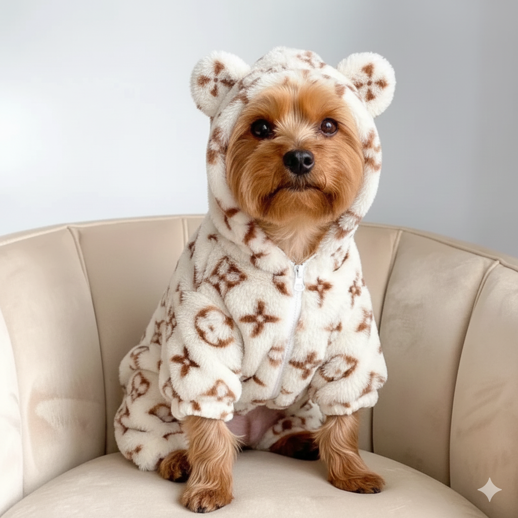 Yorkie Cozy Fur Jacket