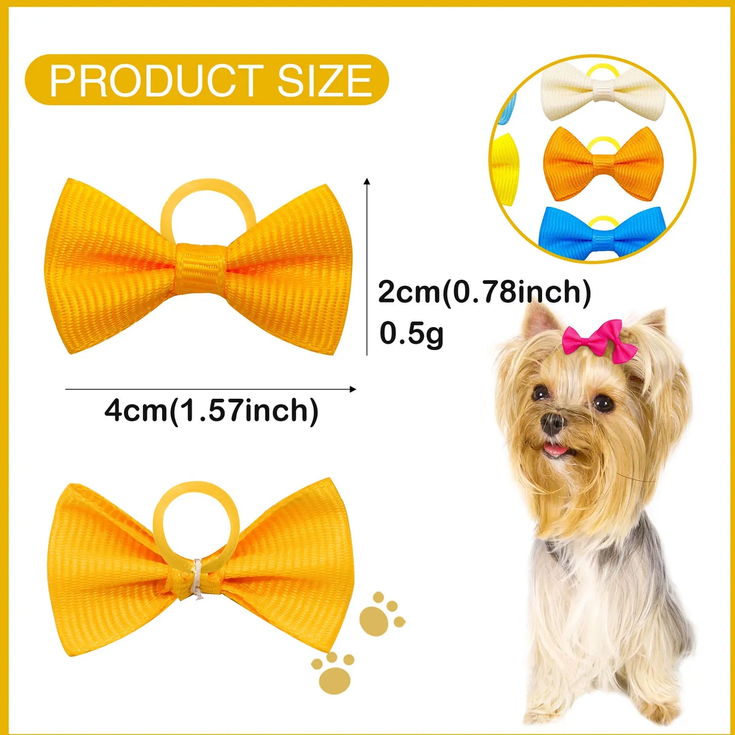 Yorkie Hair Bows