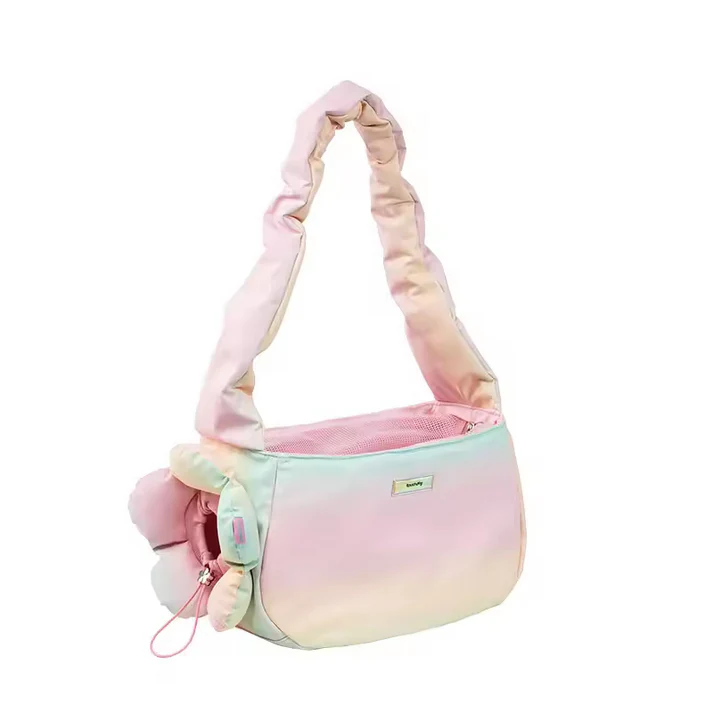 Pastel Bloom Pet Carrier Bag