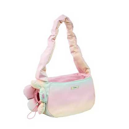Pastel Bloom Pet Carrier Bag