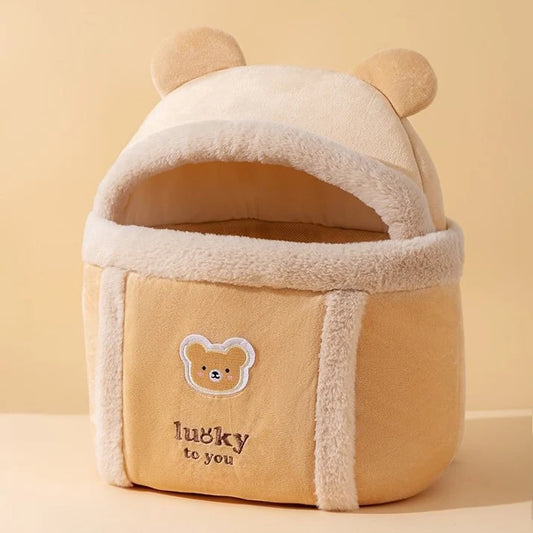 Plush Pet Carrier Backpack