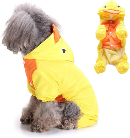 Yorkie Duck Raincoat