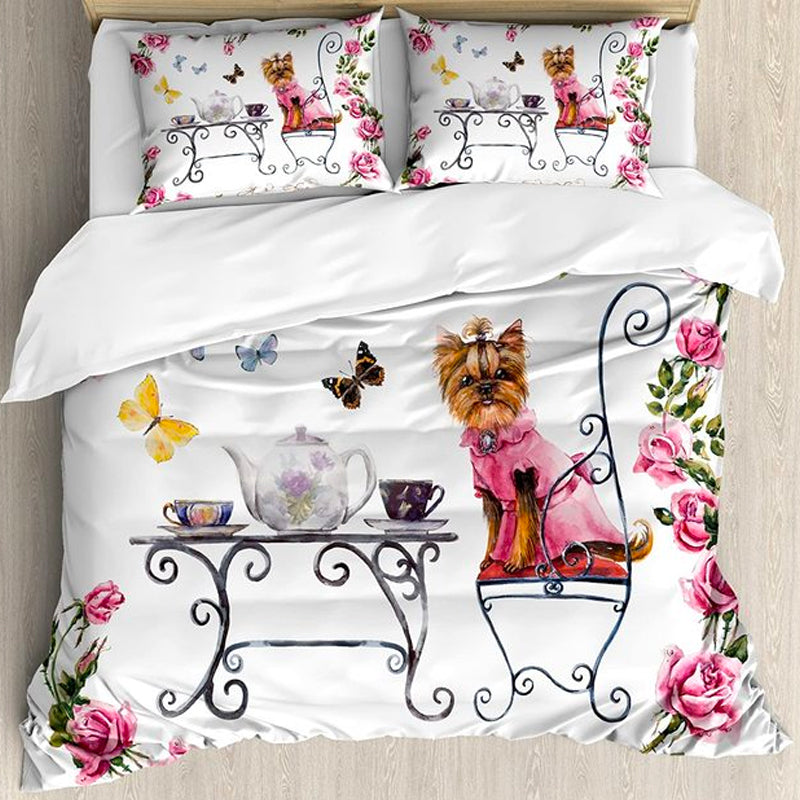 Yorkie Bedding Set