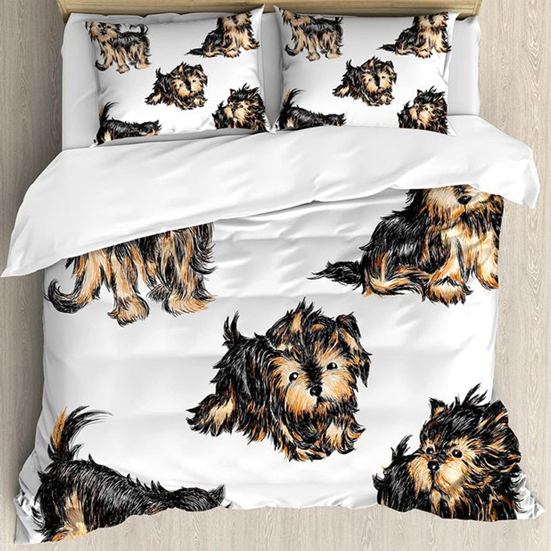 Yorkie Bedding Set